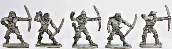 Mirliton Grenadier 25mm Barbarian Archers Pack New