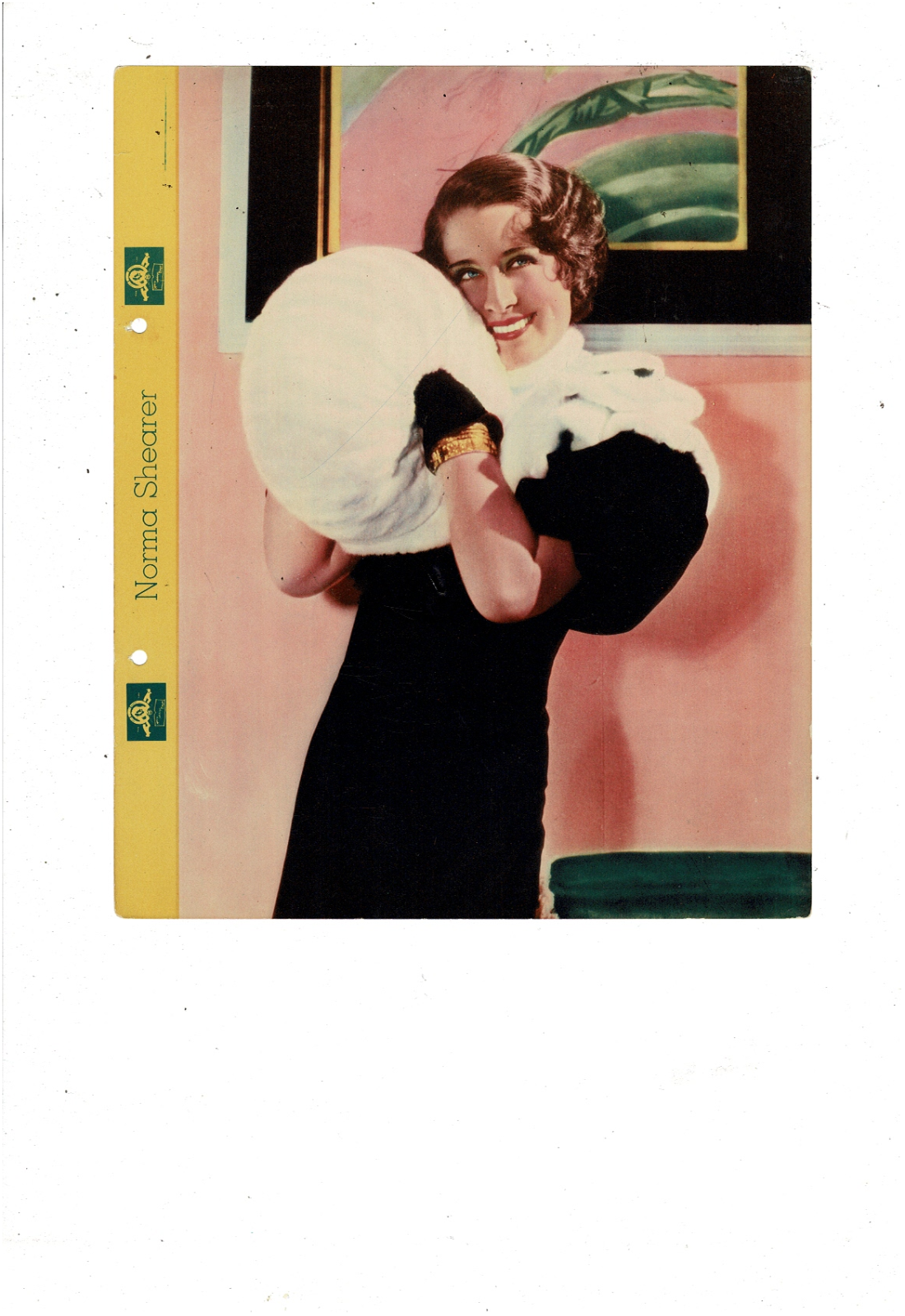 VINTAGE NORMA SHEARER PICTURE MGM STAR IN ACTION PICTURES ARTICLE AD PRINT G1000