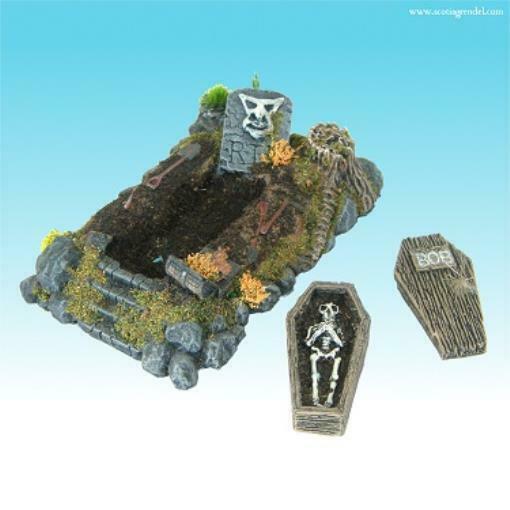 Scotia Grendel Fantasy Mini Resin 25mm Open Grave Pack New