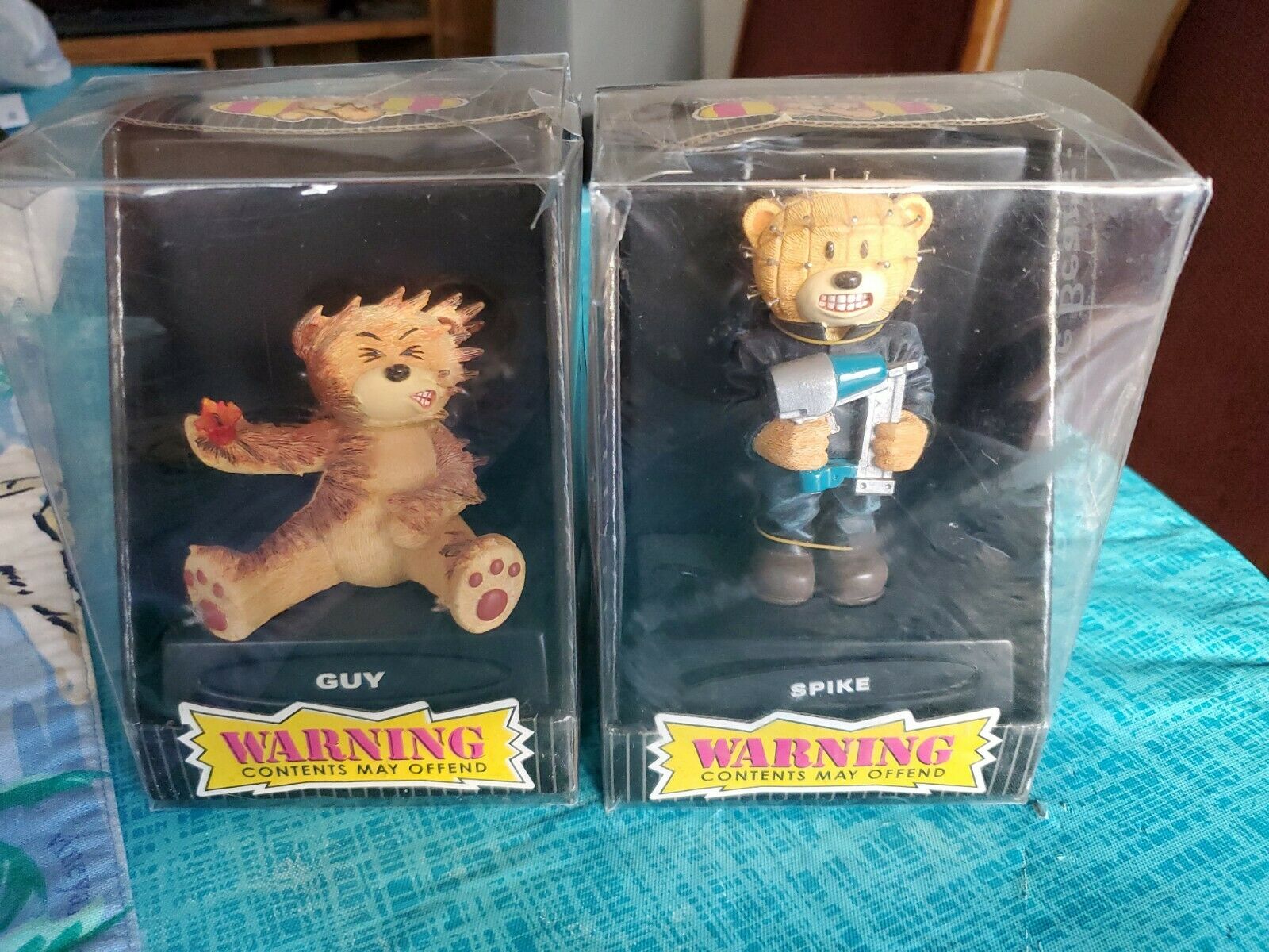 Bad Taste Bears Lot Of 2 Spike And  Guy  Figurines Collectibles Gag Gifts