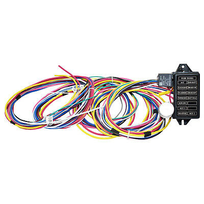 12 Circuit Universal Wiring Harness Muscle Car Hot Rod Street Rod Xl Wires