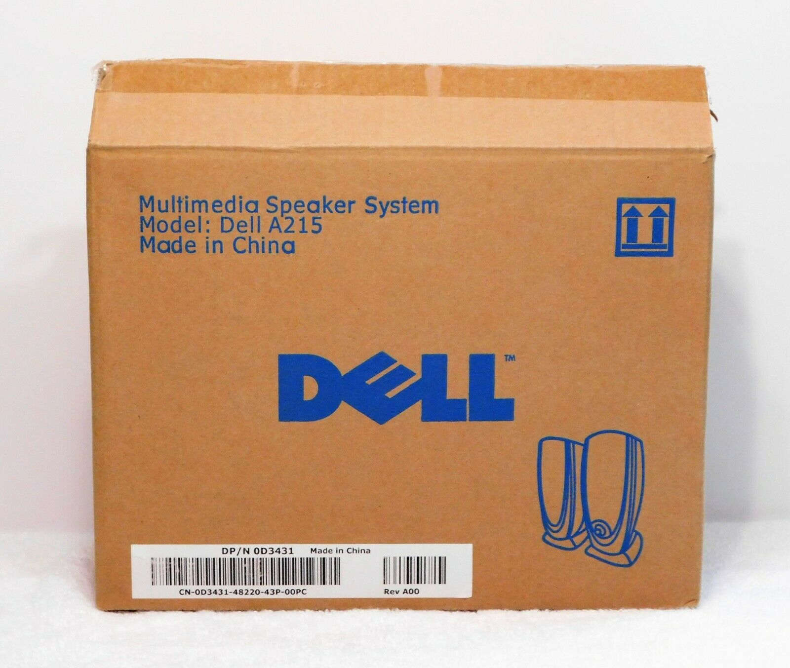 Dell A215 Multimedia Computer Speakers Wired Black & Gray - BRAND NEW, OPEN BOX