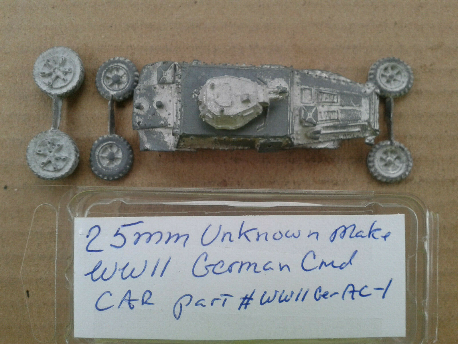 25mm Unknown Make WWII German Command Car