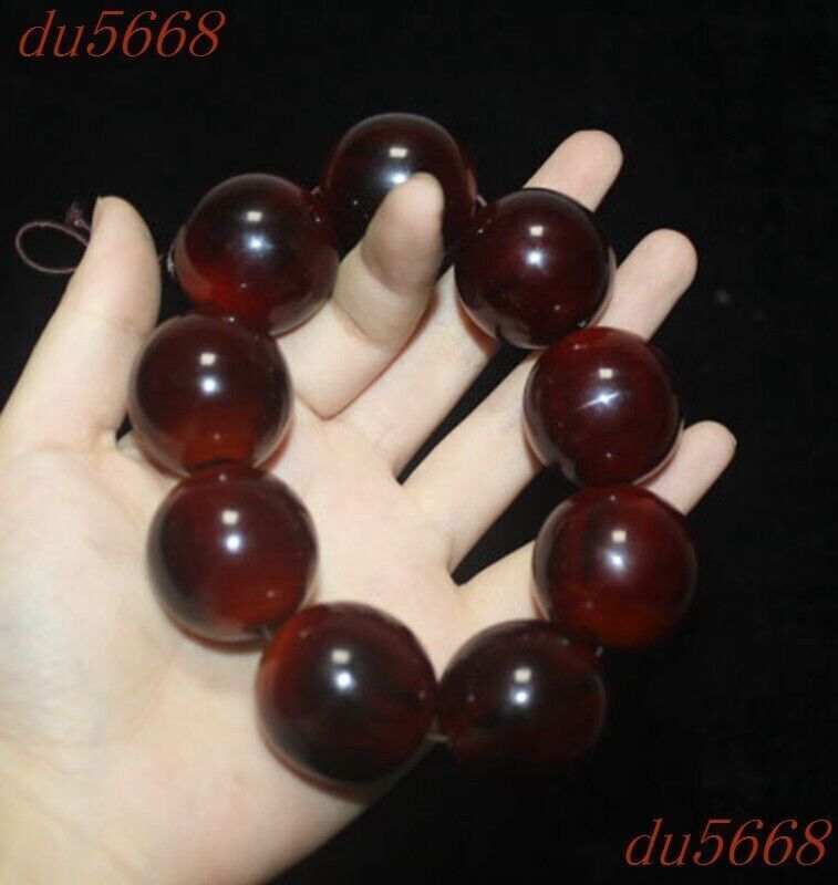 25 mmChina Buddhism Ox horn carved Buddha beads Prayer beads Bracelets bracelet