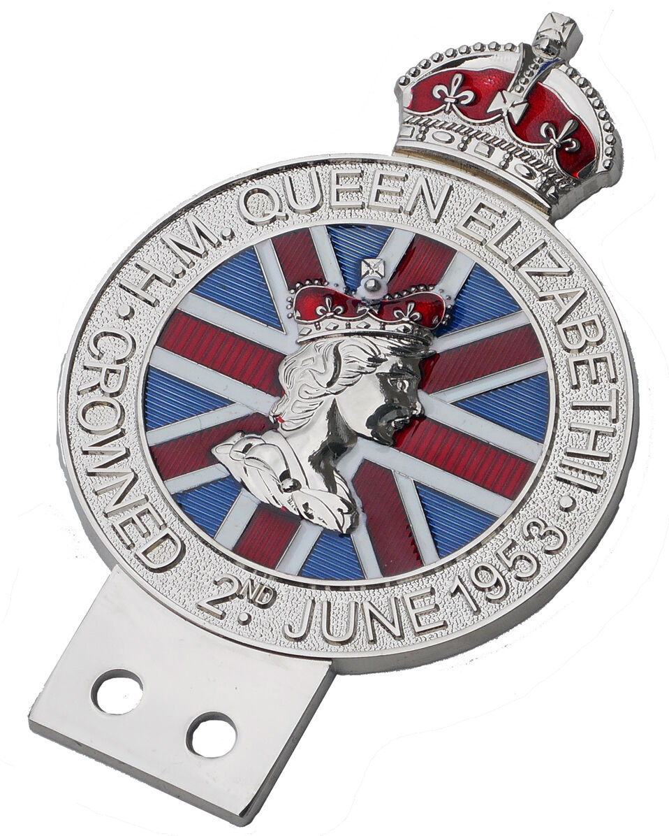 Queen Elizabeth Ii Coronation Celebration Grille Badge