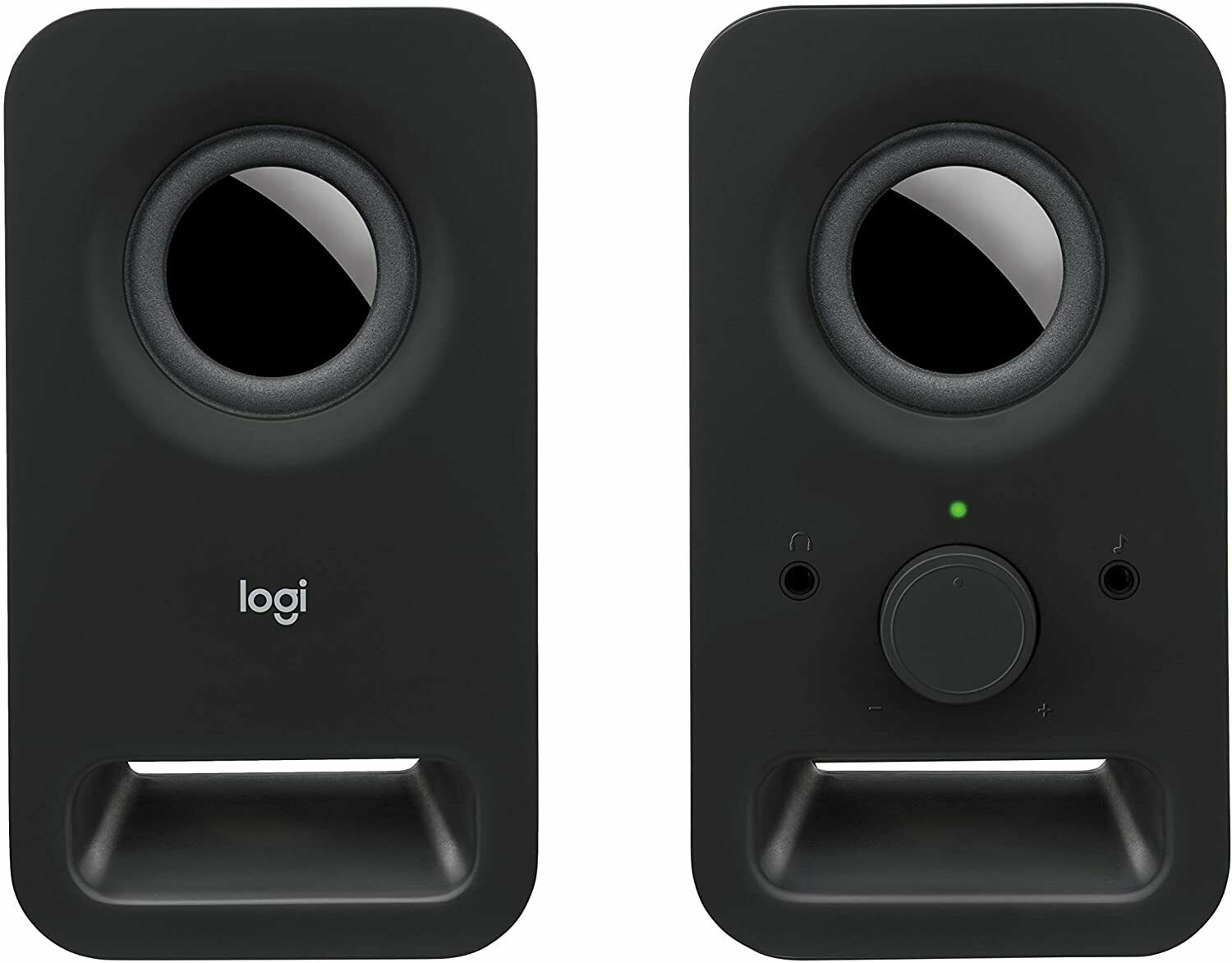 Logitech Z150 Multimedia 2.0 Portable Computer Speakers - Black