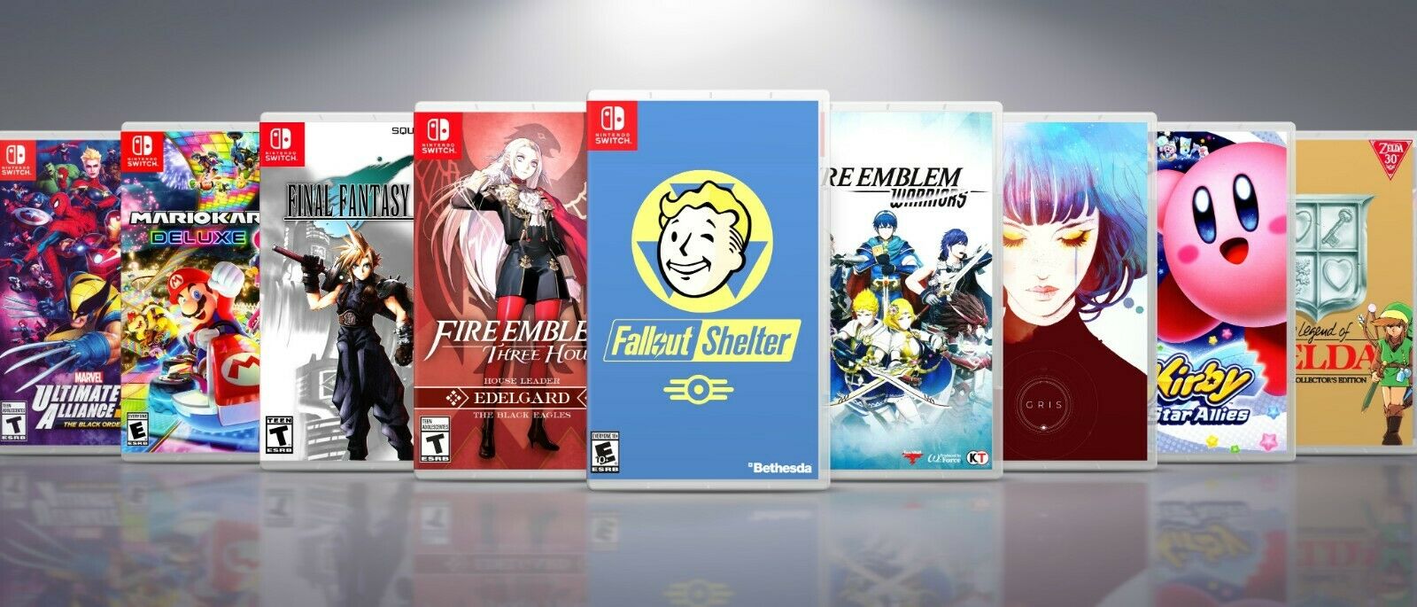 Custom Nintendo Switch Covers And Cases: Titles F-m. !! No Games !!
