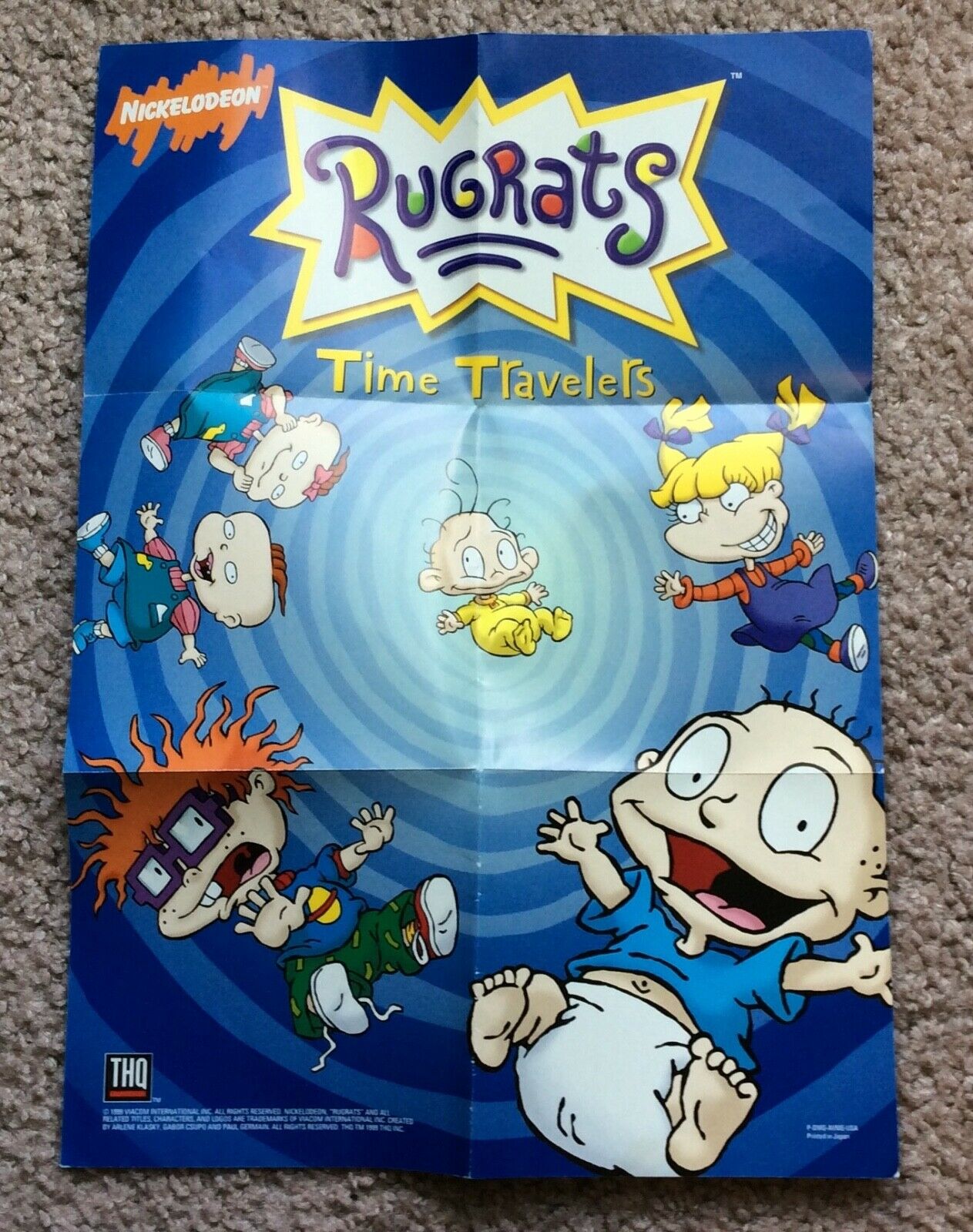 Game Boy Rugrats Time Travelers Poster Only