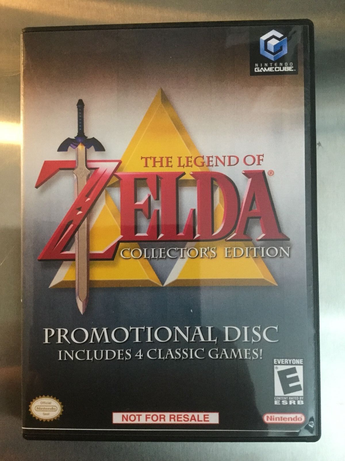 Replacement Case Legend Of Zelda Collector's Edition Nintendo Gamecube