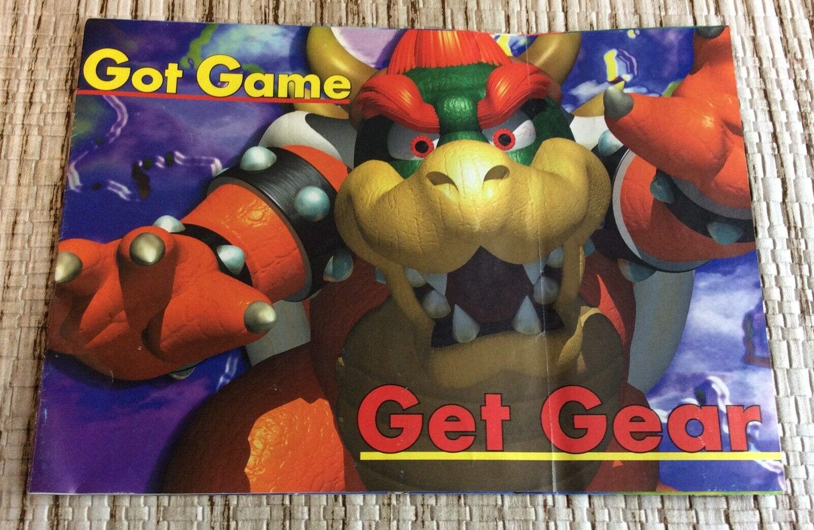 Got Game Get Gear Nintendo Power Card ONLY Authentic Original