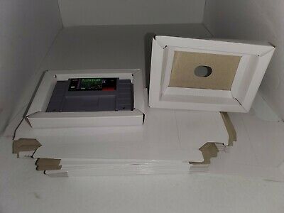 5 NEW Replacement Cardboard Tray  insert for Super Nintendo SNES  (shipped flat)