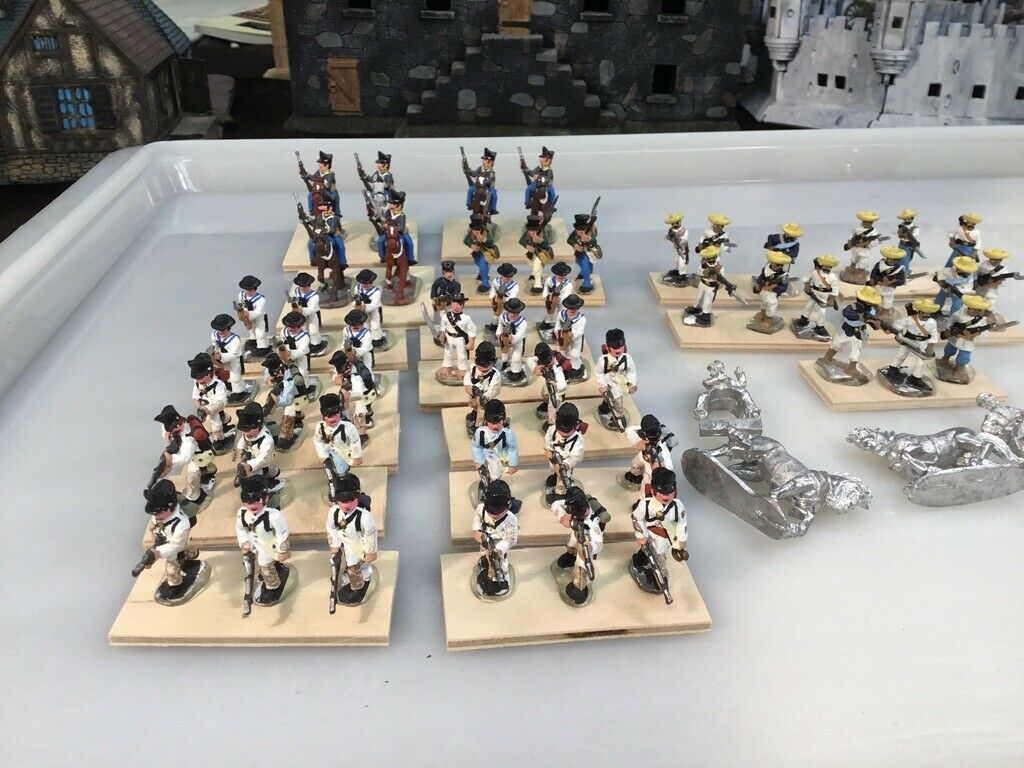 AMERICAN WARS 1800's Painted Lead Military Miniatures