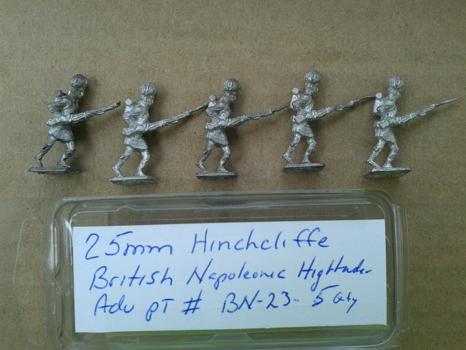 25mm Hinchcliffe British Napoleonic Highlanders Adv