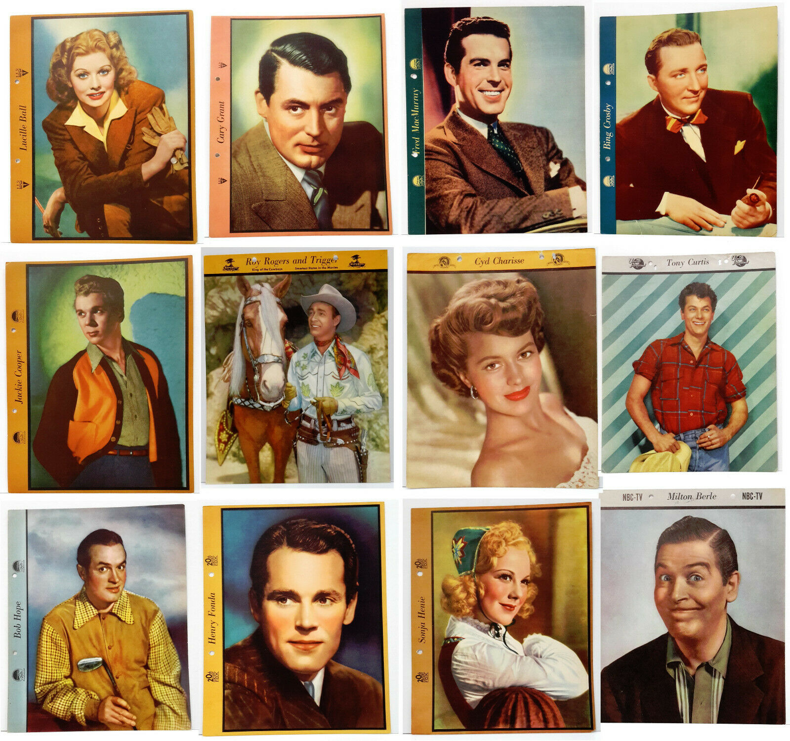 1930s-1950s Dixie Lid Premium Color Photos Pages- Your Choice of 120+