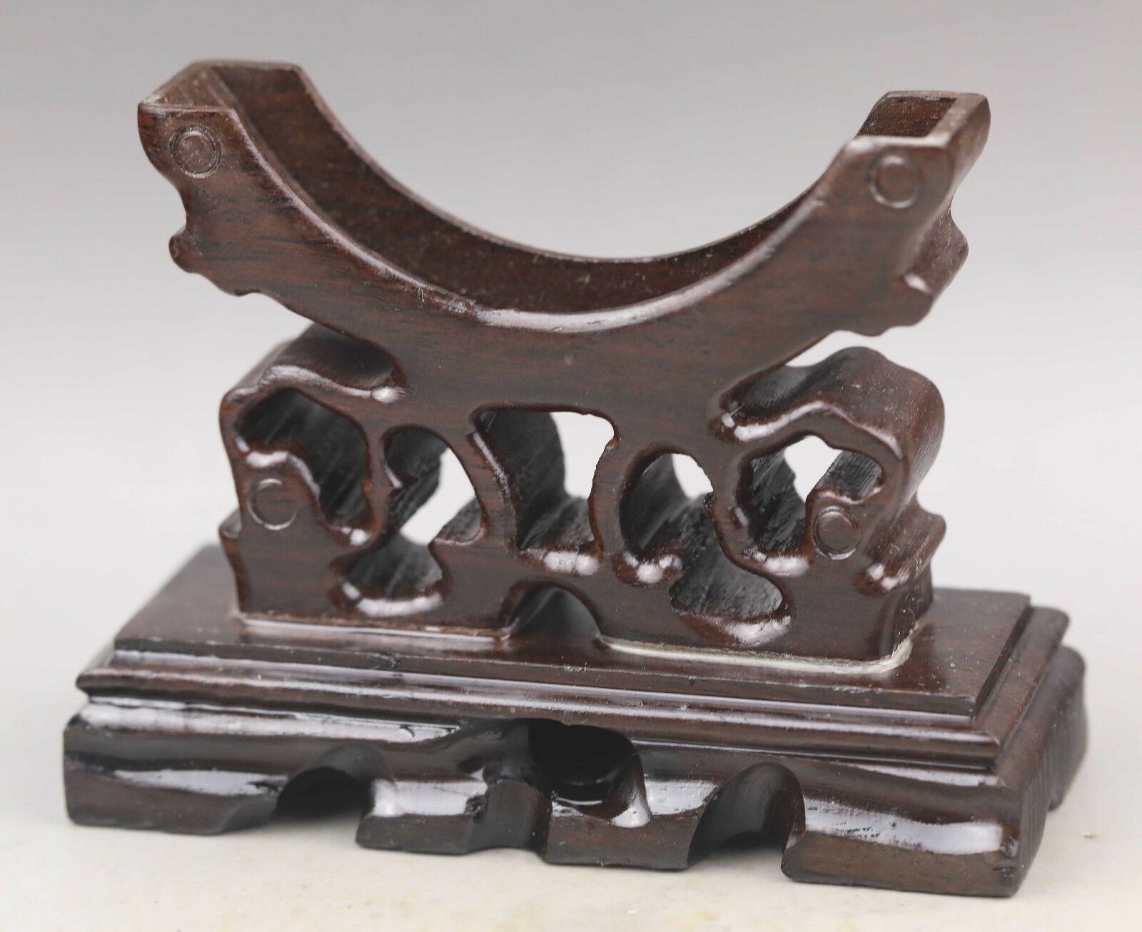 Natural wood bangle stand hairpin holder